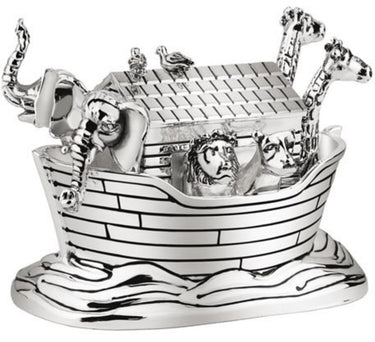 Zilverstad - muziekdoosje noah's ark zilver kleur