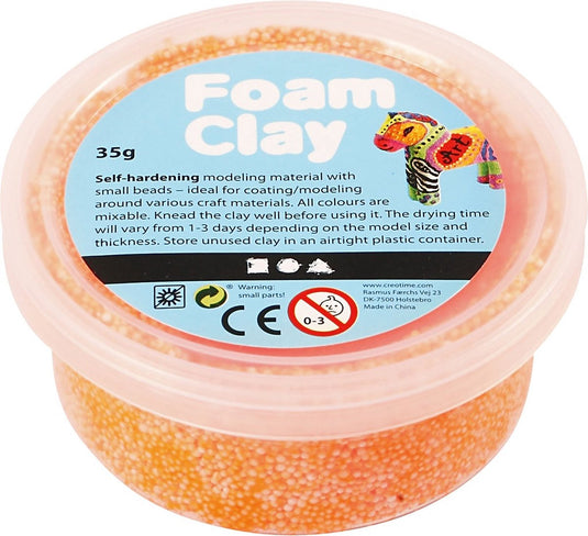 Foam clay ®, neon oranje, 560gr [hob-78828]