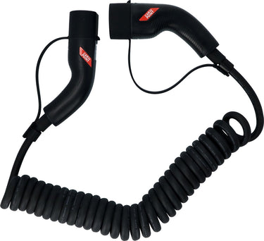 Carpoint spiraal laadkabel elektrische auto type2>2 32a 3ph 6 meter