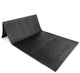 Tunturi fitnessmat - buitenmat extra dik – yoga mat antislip - pilates mat - 6 mm - opvouwbaar - 120 x 61 cm - incl trainingsapp - zwart