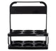 Avento inklapbaar draagrek - voor 6 bidons - zwart - 28 x 33.5 x 17.5 cm