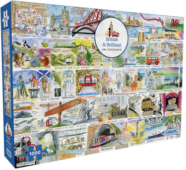 Gibsons - british briljant (door val goldfinch) - 1000 stukjes 68×49cm (b×h) - legpuzzel voor volwassenen