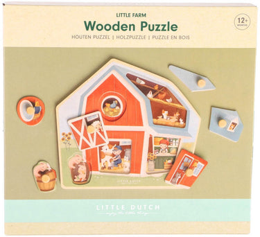 Little dutch - puzzel boerderij fsc - little farm