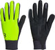 Bbb cycling controlzone fietshandschoenen winter - 5 - 10 ℃ - winddichte wielrenhandschoenen heren dames - sporthandschoenen - touchscreen compatibel - neon geel - maat m - bwg-36