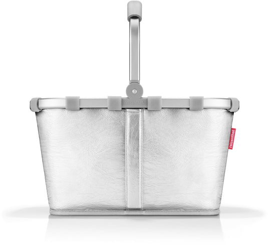 Reisenthel carrybag boodschappenmand - 22l - silver crackle zilver