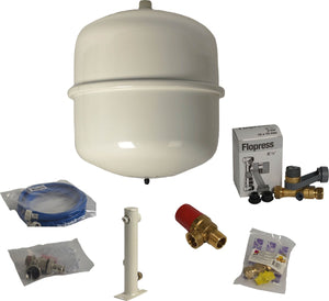 Plieger ketelaansluitset - expansievatset - 4-gats - 1.0 bar voordruk - 18 liter - wit