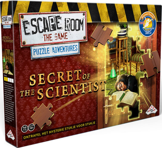 Identity games escape room the game puzzle adventures (secret of the scientist) - breinbreker - kruising tussen escape room en legpuzzel