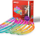 Briloner - cob led strip 3m - 2322480 - rgb ic dynamische kleurverandering - afstandsbediening - zelfklevend - dimbaar - regenboog effect - 3m - wit