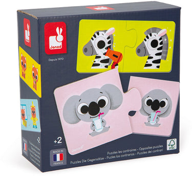 Janod - puzzelspel - associatiespel tegenstellingen