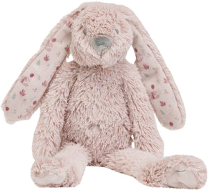 Happy horse graphic konijn richie knuffel 38 cm - oudpaars - baby knuffel