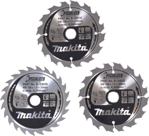 Makita b-33897 cirkelzaagbladset 136 x 20 x 1 mm 1 set(s)