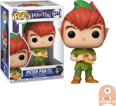 Funko pop disney: peter pan (with flute) - pop #1344