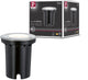 Paulmann led-grondinbouwlamp ip67 rond 108 mm 3000k 3,5w 230lm 230v edelstaal metaal