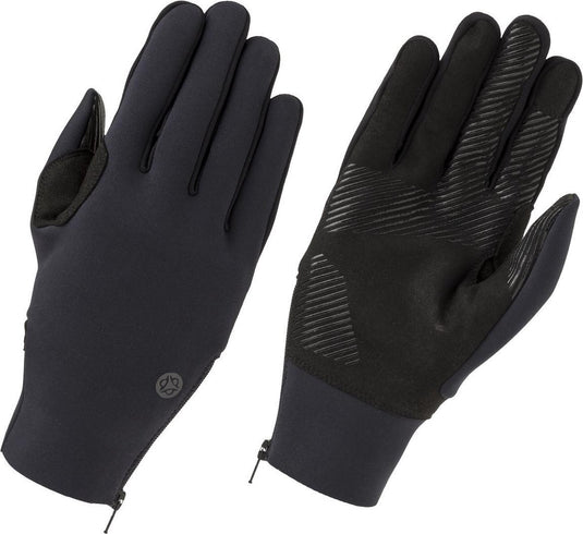 Agu neoprene light handschoenen lange vingers essential rits - zwart - l