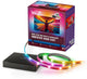 Wiz hdmi sync box met tv verlichting - entertainment starterkit - inclusief rgbic led strip voor 75-85 inch tv's - synchroniseer je verlichting met films, games en muziek - hdmi 2.0 - 4k ondersteuning bij 60hz