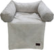 Designed by lotte bankkussen ribbed - hondenkussen - licht grijs - 50x50x30 cm