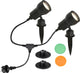 Briloner - buitenlamp - led grondspot - buitenverlichting met spies - zwart - 2 stuks