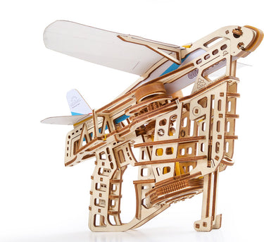Ugears vliegtuigwerper 3d-puzzel