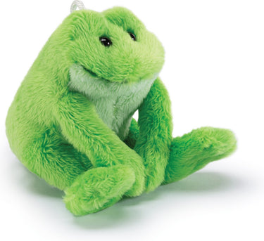 Trudi - sweet collection knuffel kikker 9 cm - handgemaakt in italie - zacht pluche - knuffeldier voor jongens en meisjes - groen - 7x8x9 cm maat xxs