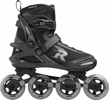 Roces pic tif 80 skeelers – 4x80mm wielen – fitness inline skates – zwart grijs – maat 46