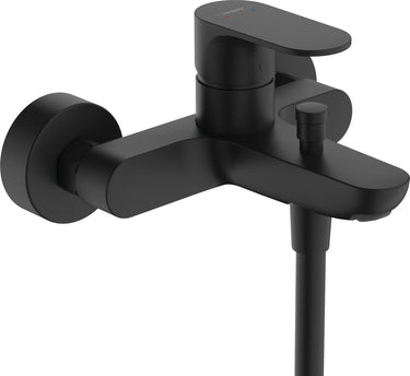 Hansgrohe rebris s - badmengkraan - opbouw - ééngreeps bediening - mat zwart