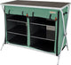 Eurotrail campingkast brocas 110 x 52 x 90 cm aluminium groen zwart