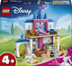 Lego ® ǀ disney princess assepoesters kasteel met dierenvriendjes - bouwspeelgoed voor kinderen met assepoester en 4 dieren - 43283