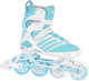 Tempish wire 3.0 84 dames skeelers – 4x84mm wielen – fitness inline skates – wit blauw – maat 39