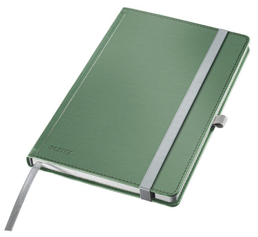Leitz style notitieboek a5 gelijnd - met hardcover - 100 grams papier - zee groen