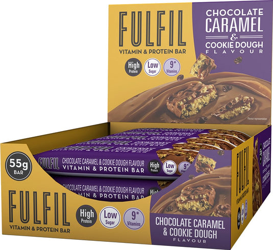 Fulfil nutrition - vitamine proteïne repen - chocolade gezouten caramel - 15 stuks
