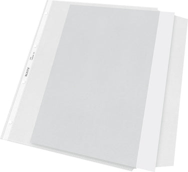 Leitz premium showtas met klep - a4 - 30% pre-consumer gerecycled plastic - 13 mm - 50 stuks - transparant