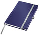 Leitz style notitieboek a5 gelijnd - met hardcover - 100 grams papier - titanium blauw