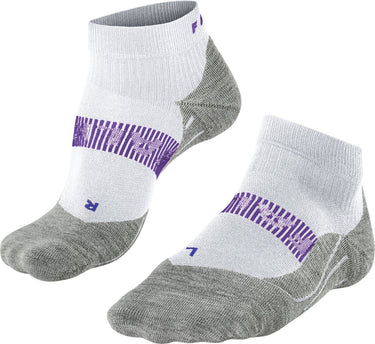 Falke ru4 cool short anti-blaar functioneel materiaal hardloopsokken dames wit - maat 39-40