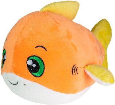 Tactic save the sea vis fisu fisu – duurzame knuffel 10x10x6,7 cm – gemaakt van 4-7 gerecyclede pet flessen – inclusief adoptiecertificaat – educatief speelgoed vanaf 0 jaar – ecologisch pluche – 100% recyclebaar – bescherm de zee – met gratis app
