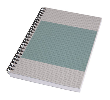 Sigel notitieboek quicknote - a5 spiraal light blue geruit softcover - 160 pagina's 80 grams - si-sn600