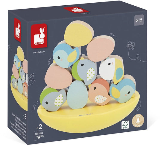 Janod - pure - balanssspel - vogels