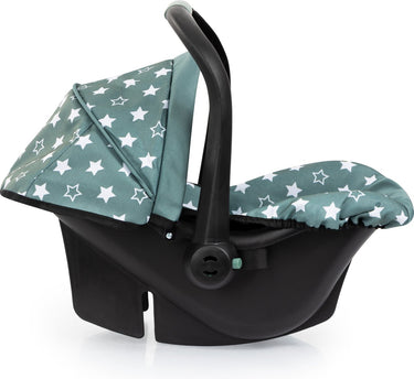 Bayer design - autostoeltje voor poppen, nordic green, sterren