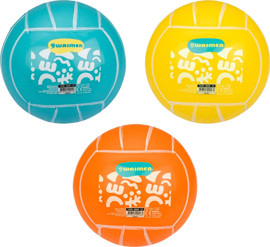 Waimea strandbal pvc - 13 cm - fluorroze - 13