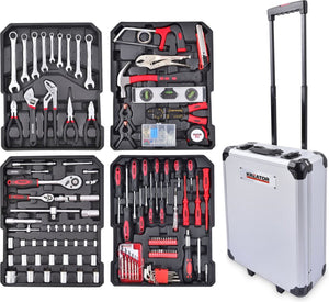 Kreator krt951011 gereedschapskoffer - 253 delig - trolley