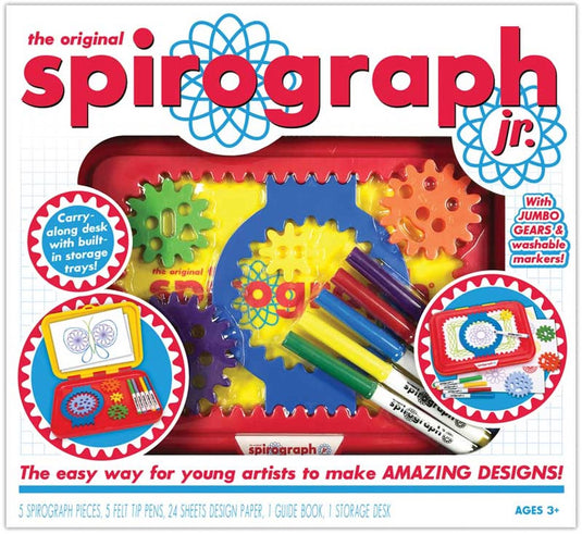 Spirograph junior creatief tekenset - voor kinderen vanaf 3 jaar - stimuleert creativiteit