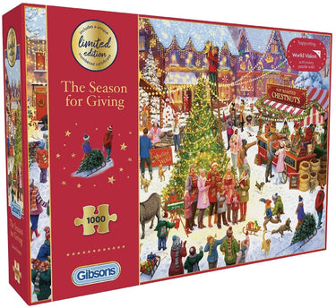 Gibsons - the season of giving (door daniel rodgers) - 1000 stukjes 68×49cm (b×h) - legpuzzel voor volwassenen