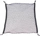 Carpoint kofferbaknet 75x85 cm – elastisch – met 4 haken – universeel – voor vastzetten bagage – polyester – auto accessoire