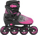 Roces jokey x verstelbare skeelers meisjes – inline skates – meegroei skates – zwart roze – maat 34-37