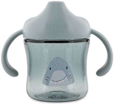 Trixie | tuitbeker met handvatten - mr. shark - gemakkelijk vast te pakken - lekvrij - tritan - vaatwasserbestendig - vanaf 4 maanden