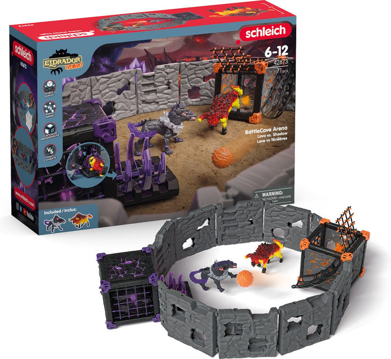 Load image into Gallery viewer, Schleich eldrador battlecave arena: lava vs schaduw 42673
