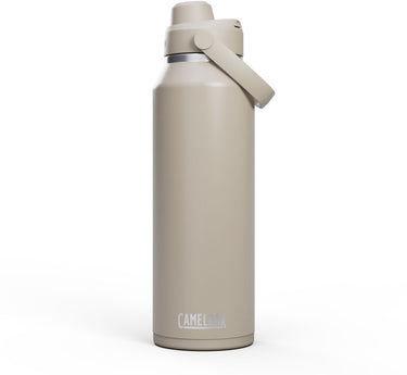 Camelbak thrive chug drinkfles - 1,2 l - rvs - met draaidop - isolatie waterfles - beige