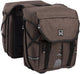 Willex bagagetas 1200 - dubbele fietstas s - 20 liter - bruin
