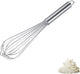 Westmark whisk pro – stevige roestvrijstalen garde voor eieren, deeg en sauzen – praktische garde voor kloppen, roeren en mixen – zilver, 38 cm