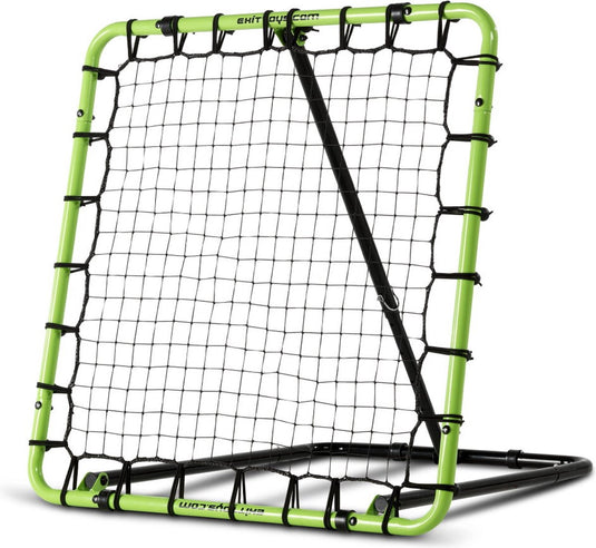 Exit toys exit tempo multisport rebounder 100x100cm - tchoukbal - voetbal rebounder - trainingsmateriaal - buiten - groen zwart