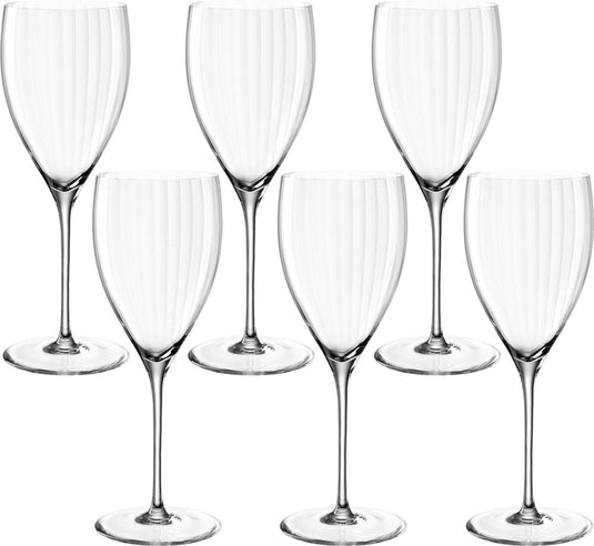 Leonardo poesia witte wijnglas 350ml - set 6